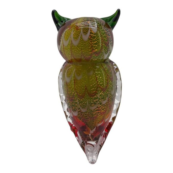 Vintage Murano Owl Art Glass Italy Handblown Figurine - Picture 6 of 10